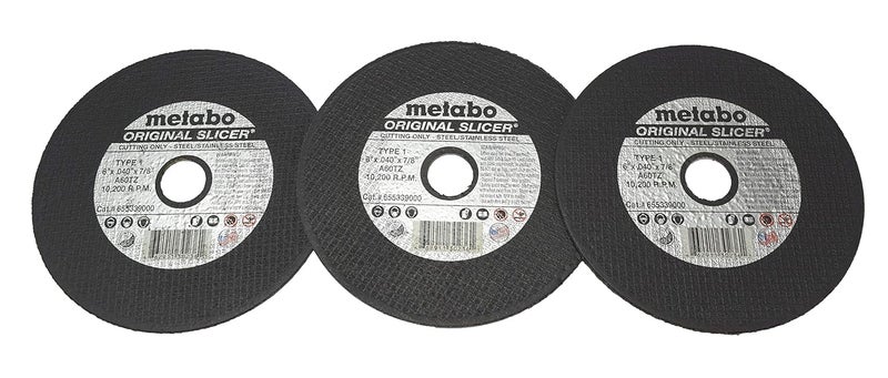 Metabo 655339000 6 x 040 x 78  A60TZ Type 1 Original Slicer Cutting Wheels 10 Pack - Image 5