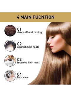 SAKURA Japan's Hair Shampoo - Natural Amino Acid Japan's Sakura Hair Growth Shampoo,300ml Japan Evening Sakura Amino Acid Shampoo for Thickening Dry Damaged Hair Soptec  - Image 3