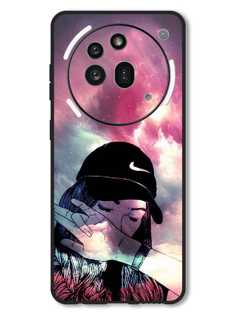 Theodor Case Compatible with Nothing Phone 3a Pro Protection Shockproof Bumper Cover Girl Sob - Image 1