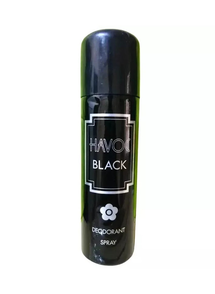Black Deodorant Body Spray For Men 200ml