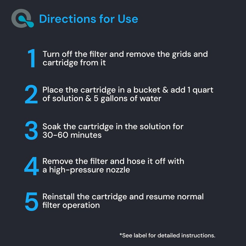 MAV AquaDoc Hot Tub Filter Cleaner Soak, Pool Filter Cleaner & Pool Cartridge Cleaner - Spa Filter Cleaner Soak & Spa Filter Cleaning Solution for HotTub Cartridges. Easy to Use Filter Degreaser - AquaDoc PT - Image 4