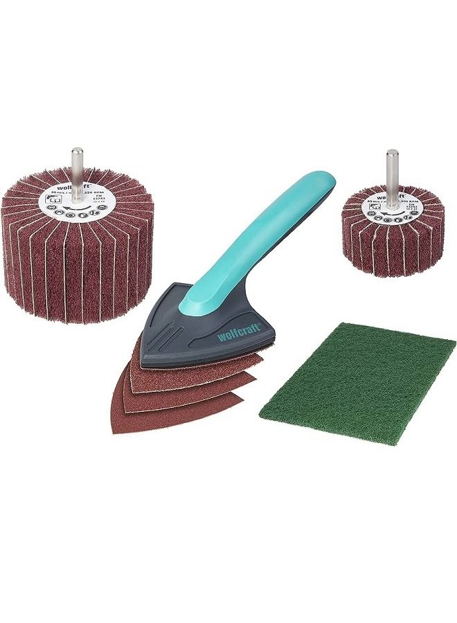 ولفكرافت طقم صنفرة خشب متنوع 7 قطع من والفكرافت - Image 1