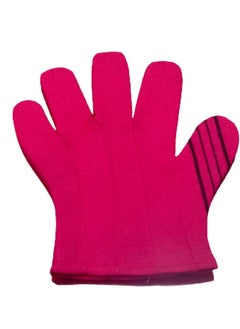 CLOVE Exfoliating Scrub Bath Mitten Red 