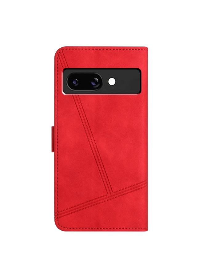 S-TOP Case For Google Pixel 9a Skin-feel Stitching Leather Phone Case - Image 3