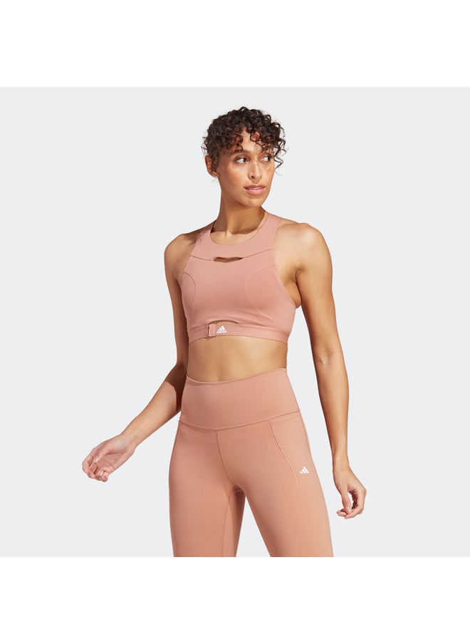Adidas حمالة صدر Powerimpact Luxe للتدريب متوسطة الدعم  - Image 1