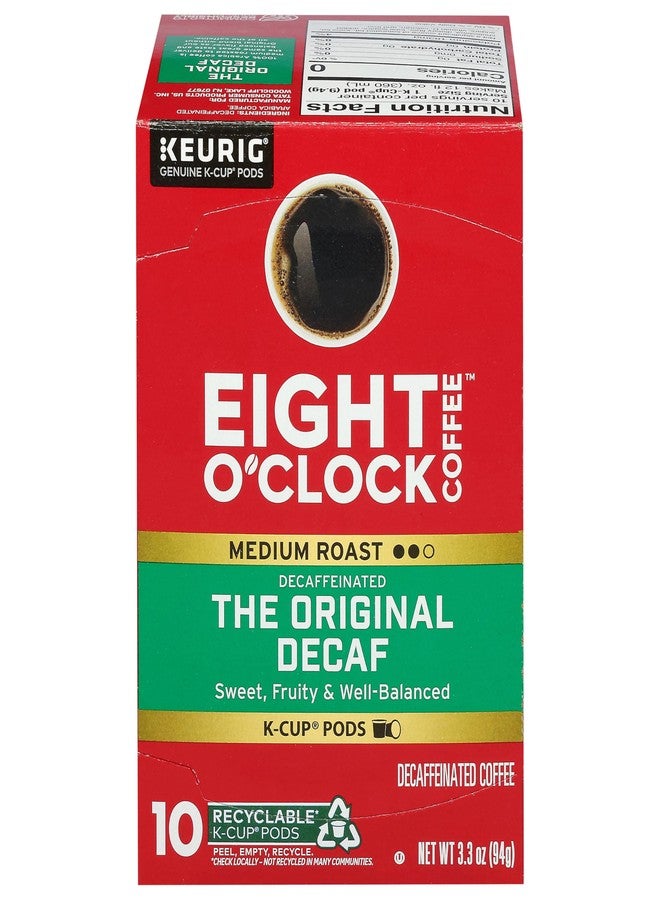Eight O'Clock, The Original Decaf K-Cups Coffee, 3.3 Ounce