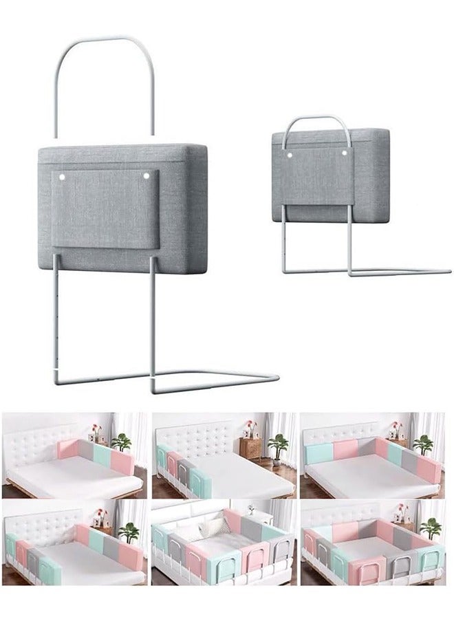 JCB CHIC Adjustable Bed Rails and Safety Bumpers for Elderly, Adults, and Toddlers – Secure Bed Guard for King, Queen, Twin, and Full Sizes – Bedside Assist, Grab Bars, and Barrier Support for Kids and Seniors(2pcs) - Image 1