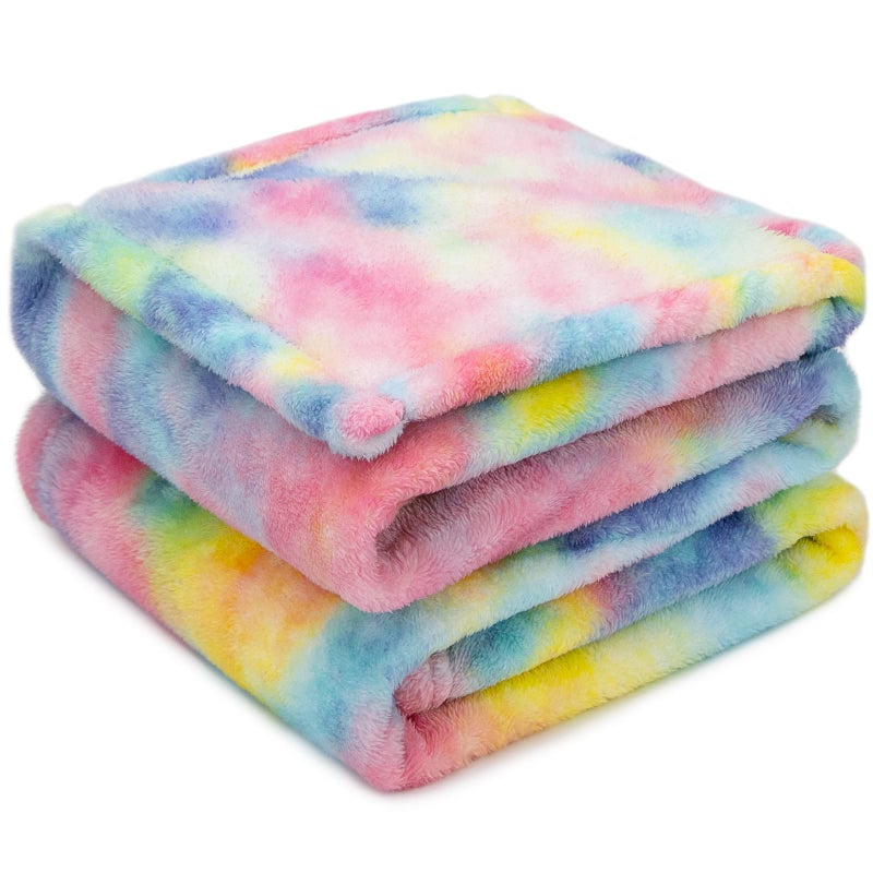 MUGD Soft Blankets Fleece Soft Fuzzy Throw Blanket Kids Warm Throw Blanket for Bed