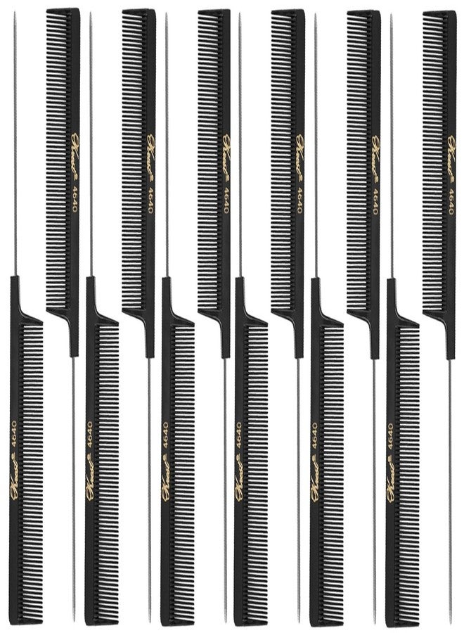 مشط كريست 4640 ذو الأسنان الدقيقة بطول 8 بوصات (عبوة من 12 قطعة) 12 × SB-K4640-BLK