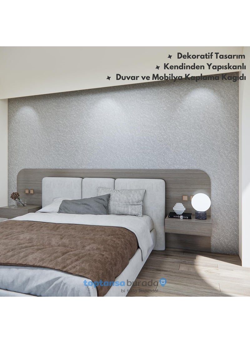 Technosmart 60CM×500CM Self Adhesive Modern Look Wallpaper Kitchen Cabinet Table Covering  - Image 2