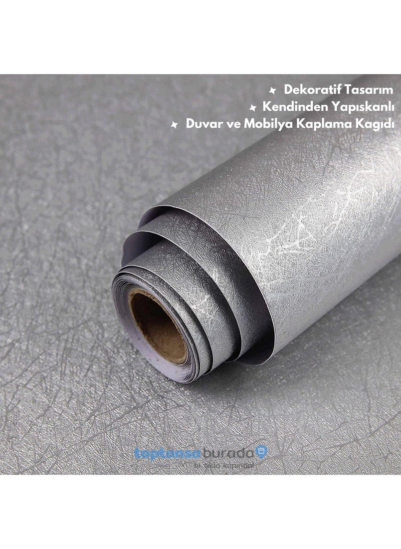 Technosmart 60CM×500CM Self Adhesive Modern Look Wallpaper Kitchen Cabinet Table Covering  - Image 1