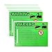 ZNDAW 20 PCS Parking Violation Stickers 55 x 75 inch Fluorescent Label No Parking Warning Decals Hard to Remove Super Sticky Towing Warning Sticker for Illegally Parked Vehicle - Image 2