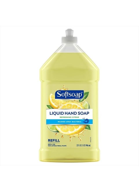 Liquid Hand Soap Refill, Refreshing Citrus with Lemon Scent - 32 Fluid Ounce