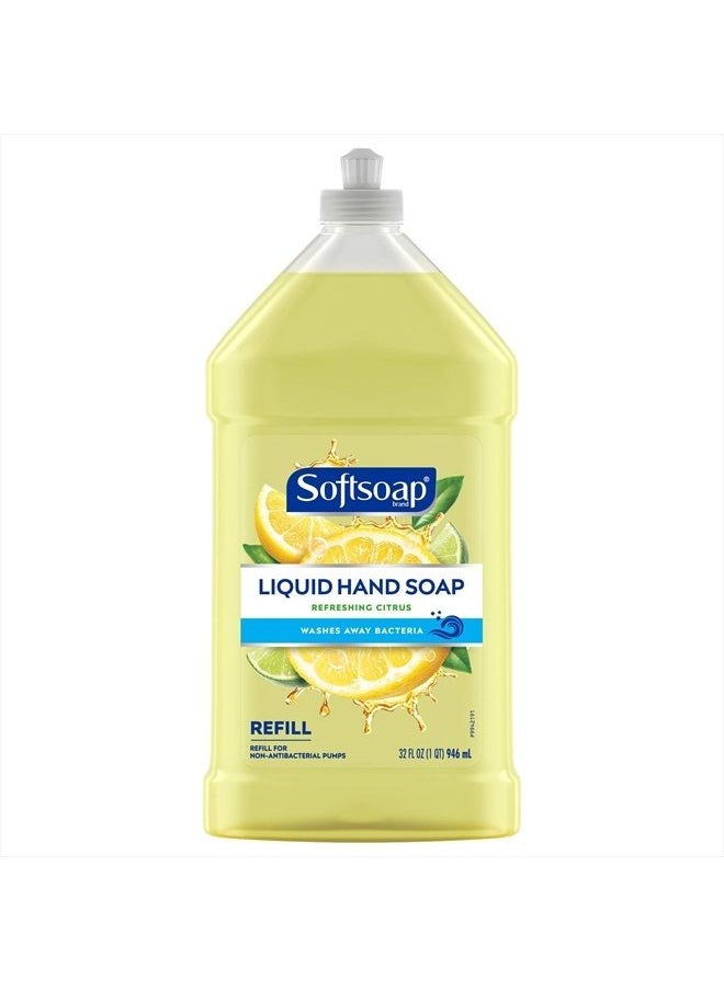 Softsoap - Liquid Hand Soap Refill, Refreshing Citrus with Lemon Scent - 32 Fluid Ounce - Image 1
