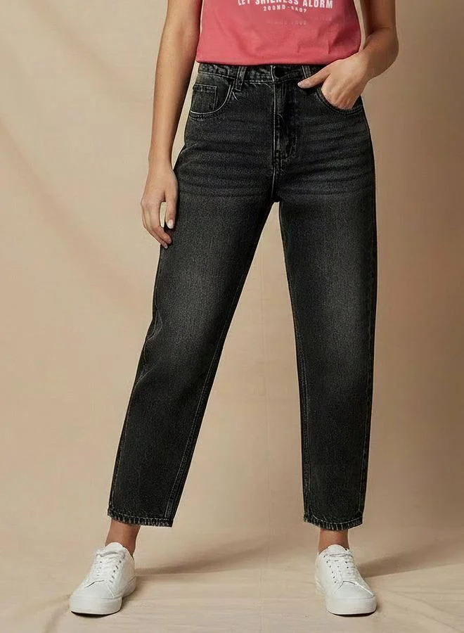 Splash FAV Women Mom Fit High-Rise Jeans