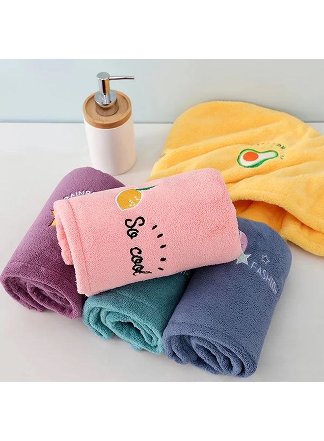 Pink Lemon Microfiber Hair Drying Cap Extreme Absorbency Soft Portable Travel - Image 5
