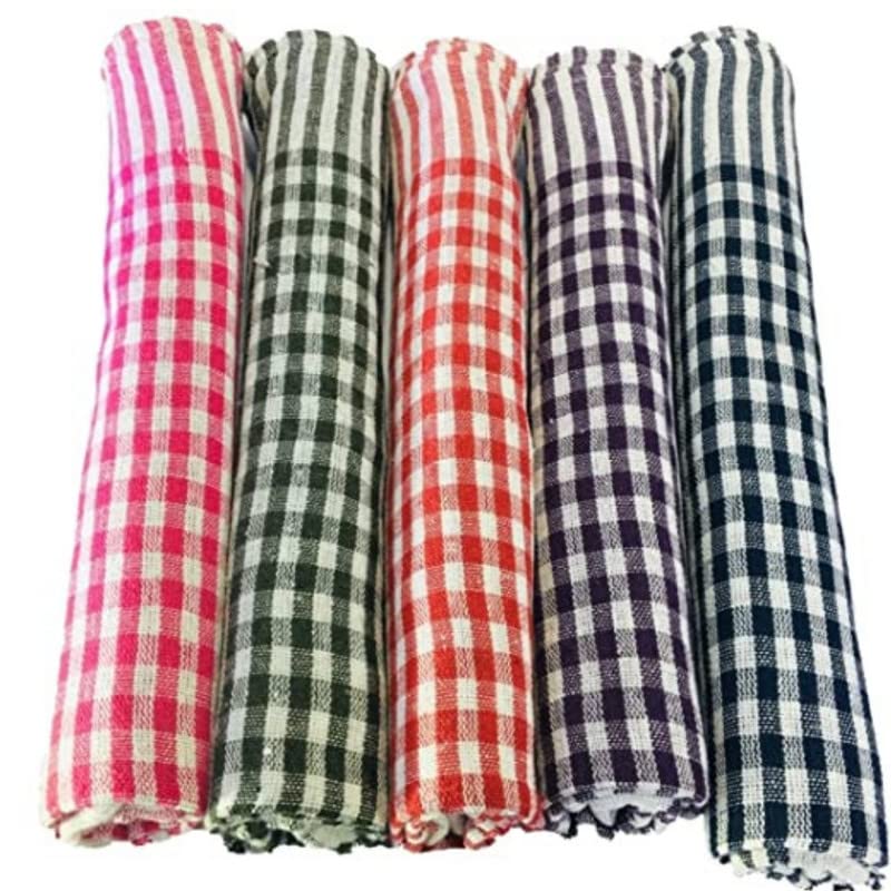 VLS Store Kitchen Cleaning Cotton Tableware Cloth Napkin (Pack of 5) - Image 1