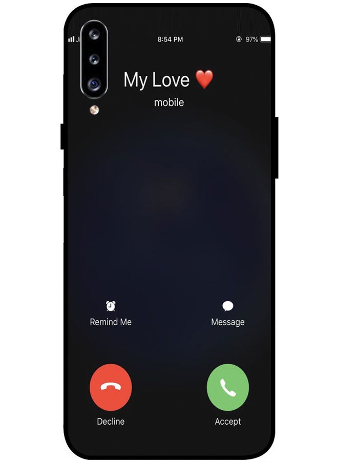 EYE CATCH Protective Case Cover For Samsung Galaxy A20s Smart Series Printed Protective Case Cover for Samsung A20s My Love - Image 1