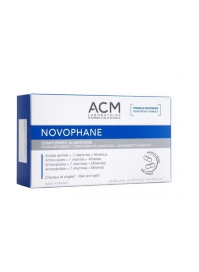 ACM Novophane Hair & Nail 60 Capsules – Food Supplement for Hair Growth & Strength
