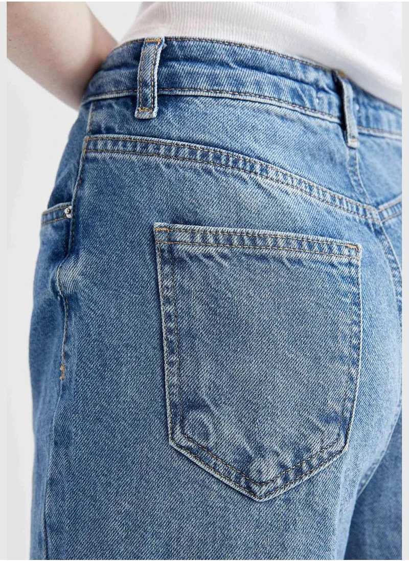 ديفاكتو Woman Wide Leg Denim Trousers