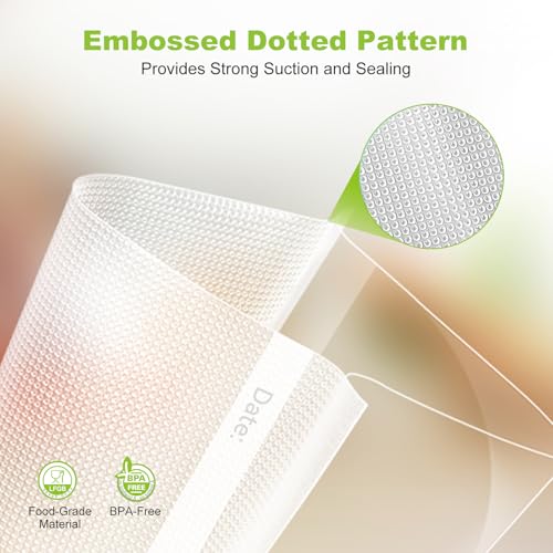 Bonsenkitchen [2025 New] Bonsenkitchen 8” x 150’ Vacuum Sealer Bags Rolls with Cutter for Food Storage, Commercial Grade, BPA Free, Great for Meal Prep and Sous Vide Cooking - Image 5