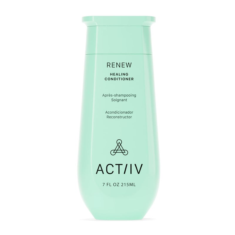 ACTIIV بلسم الشفاء ACTIIV Renew (للجنسين) | يحسن مظهر الشعر، يرطب ويقوي الشعر، يشفي الشعر التالف والمُعالج بشكل مفرط، نباتي، آمن للألوان، لجميع أنواع الشعر، 215 مل / 7 أونصة - Image 1
