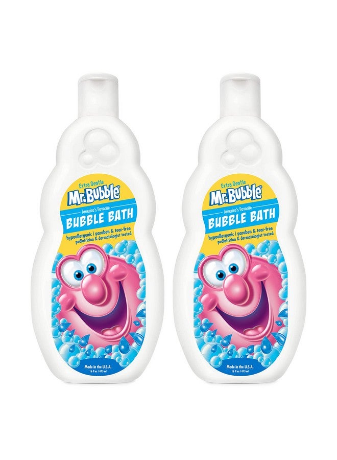 Mr. Bubble Extra Gentle Bubble Bath - Hypoallergenic, Tear Free Bubble Bath Solution Perfect For Sensitive Skin (Pack Of 2 Bottles, 16 Fl Oz Each) - Image 1