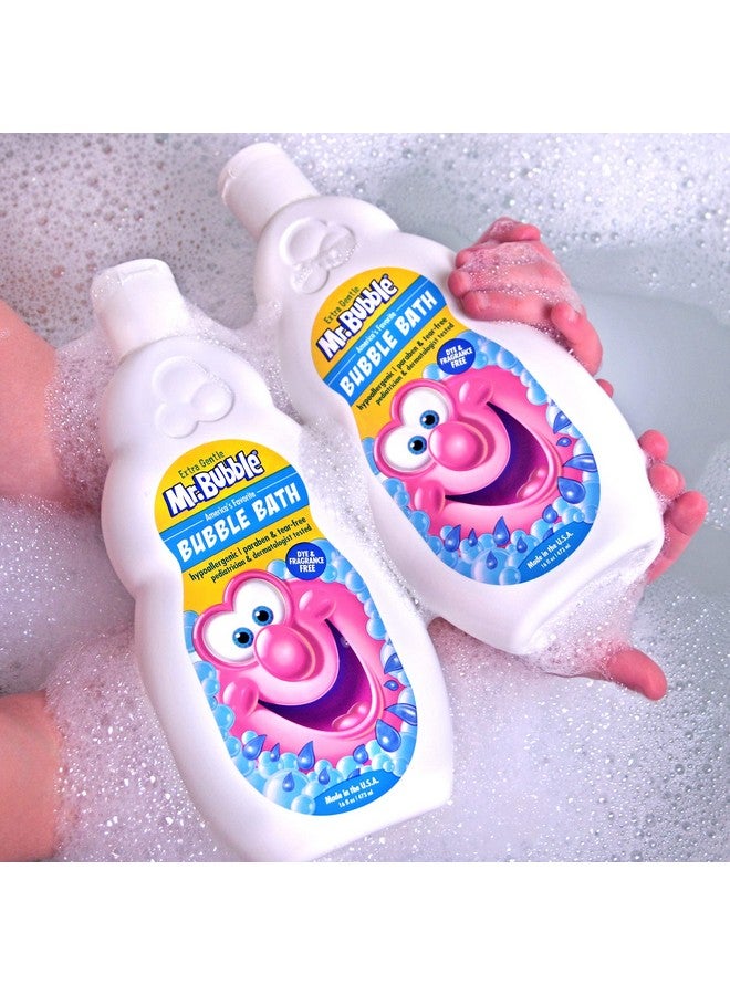Mr. Bubble Extra Gentle Bubble Bath - Hypoallergenic, Tear Free Bubble Bath Solution Perfect For Sensitive Skin (Pack Of 2 Bottles, 16 Fl Oz Each) - Image 4