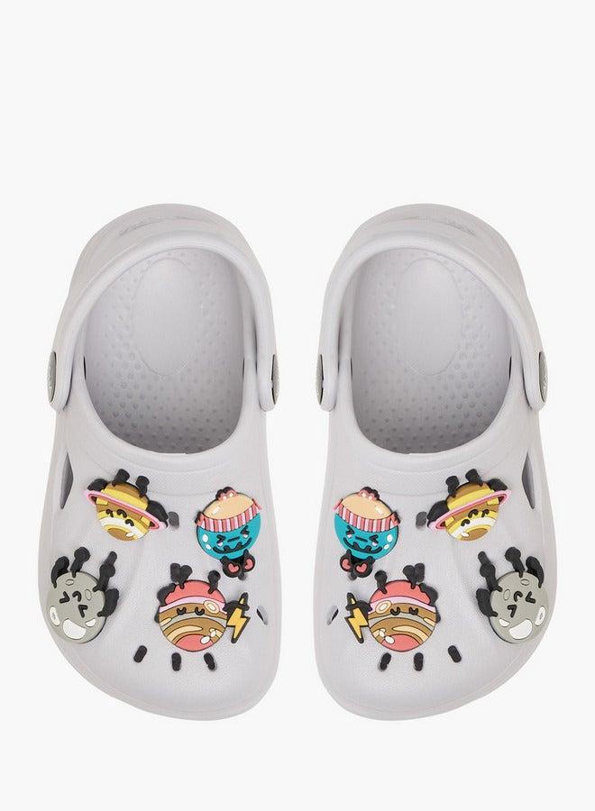 Aqua Boys Jibbitz Accent Clogs with Backstrap - Image 3