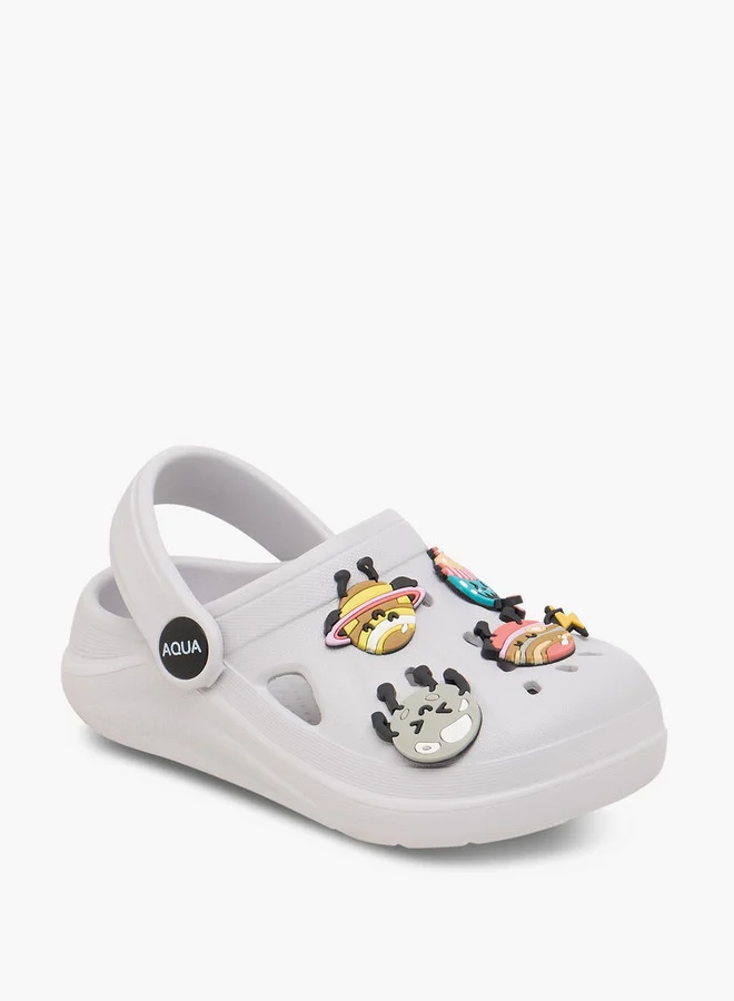 أكوا صنادل أطفال جيبيتز مزينة بشريط خلفي