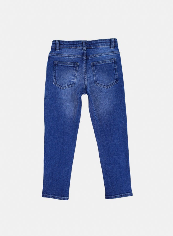 Solang Boys Mid-Wash Ripped Jeans - Image 2