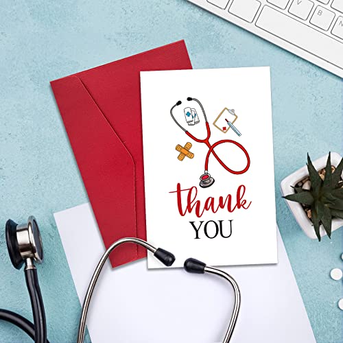 Ogeby Cute Medical Thank You Card Gifts for Doctor Nurse, National Doctors Day Thank You Card Gifts, Nurse Appreciation Cards Gifts for Women - Image 4