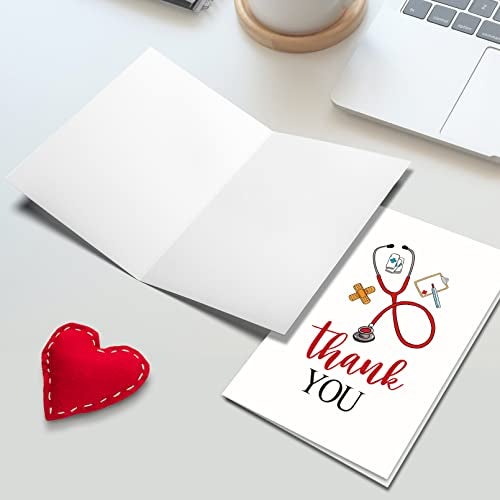 Ogeby Cute Medical Thank You Card Gifts for Doctor Nurse, National Doctors Day Thank You Card Gifts, Nurse Appreciation Cards Gifts for Women - Image 5