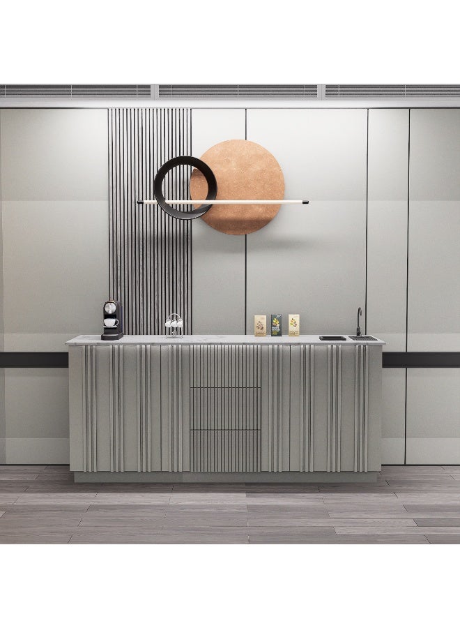 كوفي وورلد بكج ركن القهوة شامل الاضاءة المخفية والرينزر والسلة والحنفية - Image 1