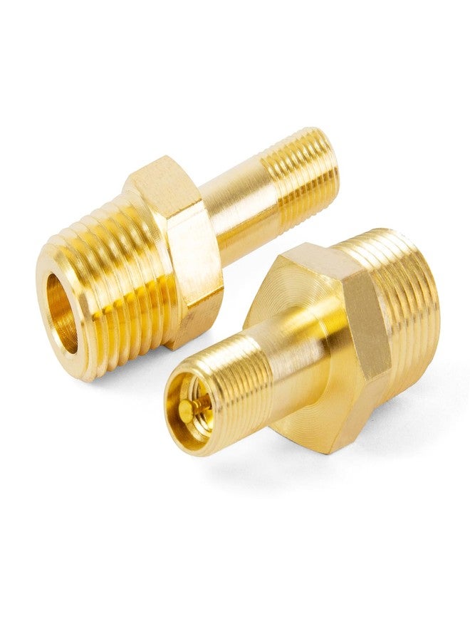 ChillWaves Brass Tank Valve, Standard Valve Core 1/4" NPT Anti-Corrosion Schrader Valve with Sealing Caps for Air Compressor Tanks(8-Pack) - Image 3