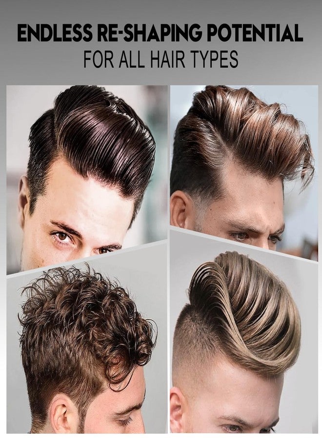 JVR Men's Hair Pomade, Hair Styling Pomade For Men, Strong Hold with High Shine Hair Gel Water Based Hair Cream Flake Free, Easy To Wash Out For All Hair Types - Image 5
