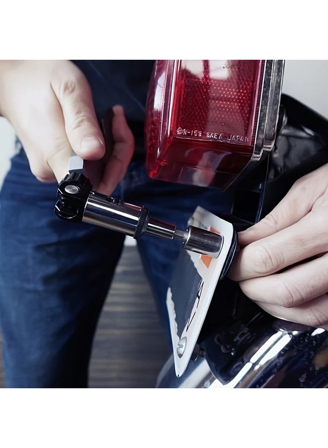 Gray Portable Pocket Screwdriver With 8 Replacement Heads EDC Tool Set - Image 5