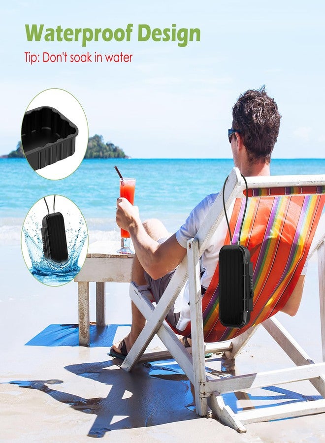 KeeKit Digit Combination Lock Box, Travel Security Lockbox with Removable Wire Rope, Portable Storage Safe Box for Beach, Swimming Pool, Shopping Center and Outdoor Camping - Image 4
