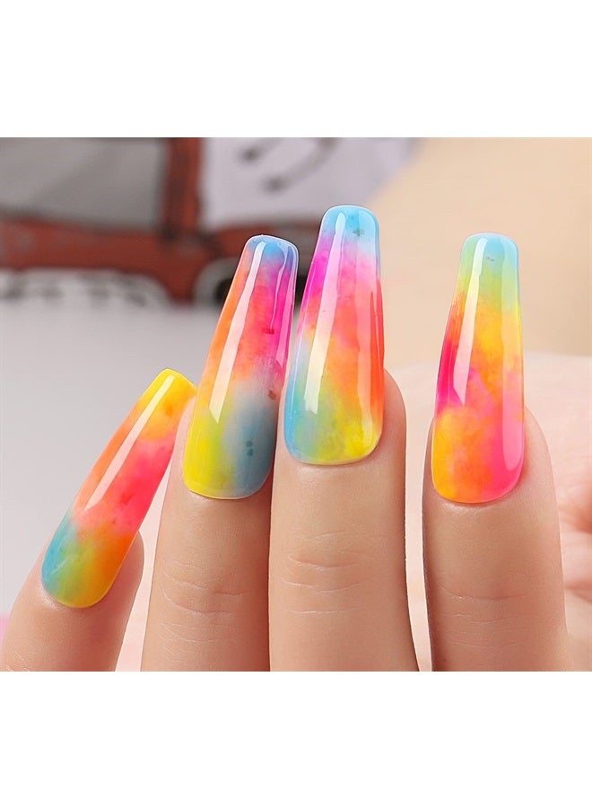 AIMEILI Soak Off Hot Pink Neon Gel Nail Polish Set, Summer Color Neon Pink Orange Purple Blue Color Gel Set Of 6pcs X 10ml - Kit Set 12 - Image 5