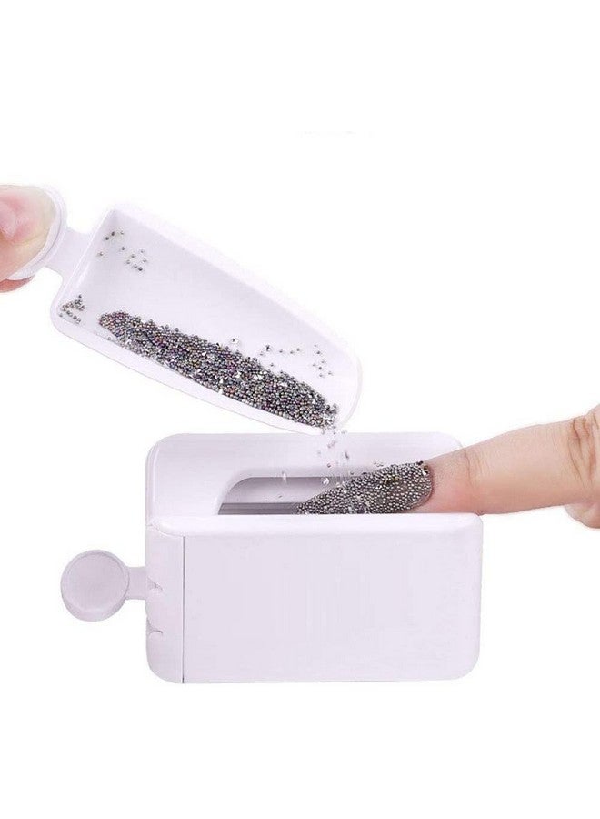 KIRA Nail Glitter Powder Recycling Storage Box Nail Art Dipping Powder Collection Tray Plastic Case Manicure Equipment Tools - Image 1
