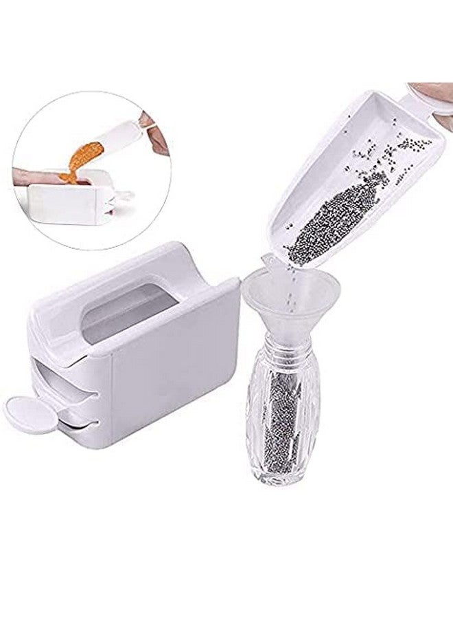 KIRA Nail Glitter Powder Recycling Storage Box Nail Art Dipping Powder Collection Tray Plastic Case Manicure Equipment Tools - Image 3