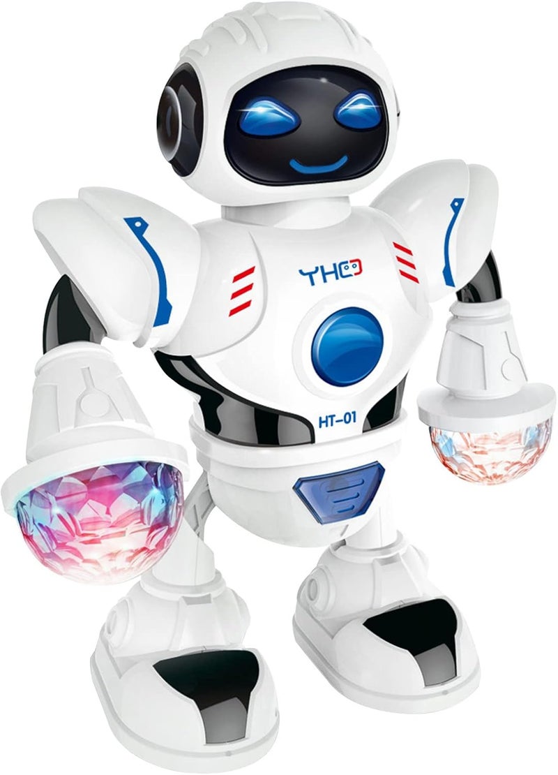 klarako Electric Dancing Robot, Electric Musicial Dance Robot Toy with Colorful LED Light for Kids, Dancing Electric Robot Christmas Birthday Gift for 4 5 6 7 8 12 Years Kids (A) - Image 5