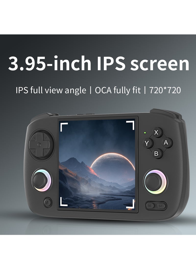 ANBERNIC  - RG CubeXX Retro Handheld Game Console 3.95 Inch IPS Screen Linux System Built In 128G TF Card 5056 Games Support HDMI TV Output 5G WiFi Bluetooth 4.2 (Beige) - Image 1