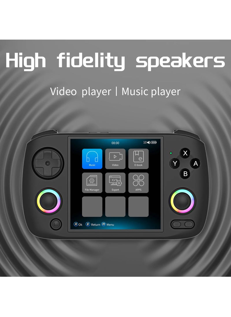 ANBERNIC  - RG CubeXX Retro Handheld Game Console 3.95 Inch IPS Screen Linux System Built In 128G TF Card 5056 Games Support HDMI TV Output 5G WiFi Bluetooth 4.2 (Beige) - Image 1