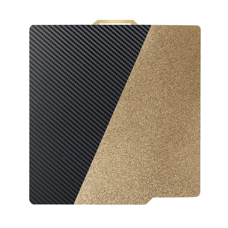 IdeaFormer-3D لوحة بناء IdeaFormer-3D PET PEI لطابعة Bambu Lab X1 X1C X1E P1P P1S A1، مقاس 257x257 مم، وجهان أملسان من ألياف الكربون PET + منصة PEI محكمة، لوحة فولاذية زنبركية مرنة لسرير طابعة Bambulab ثلاثية الأبعاد - Image 1
