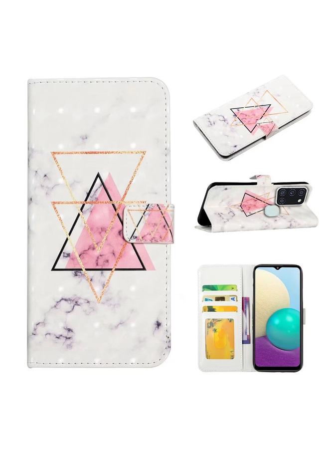 S-TOP Case For Samsung Galaxy A21s Oil Embossed 3D Drawing Leather Phone Case - Image 1