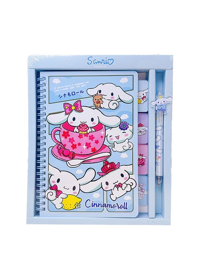 Sanrio Kawaii Cute Cartoon Notebook with Pen, Girls Hand Ledger Set, Suitable for Diary School Travel Notebook Writing and Drawing Gift Set - Image 1