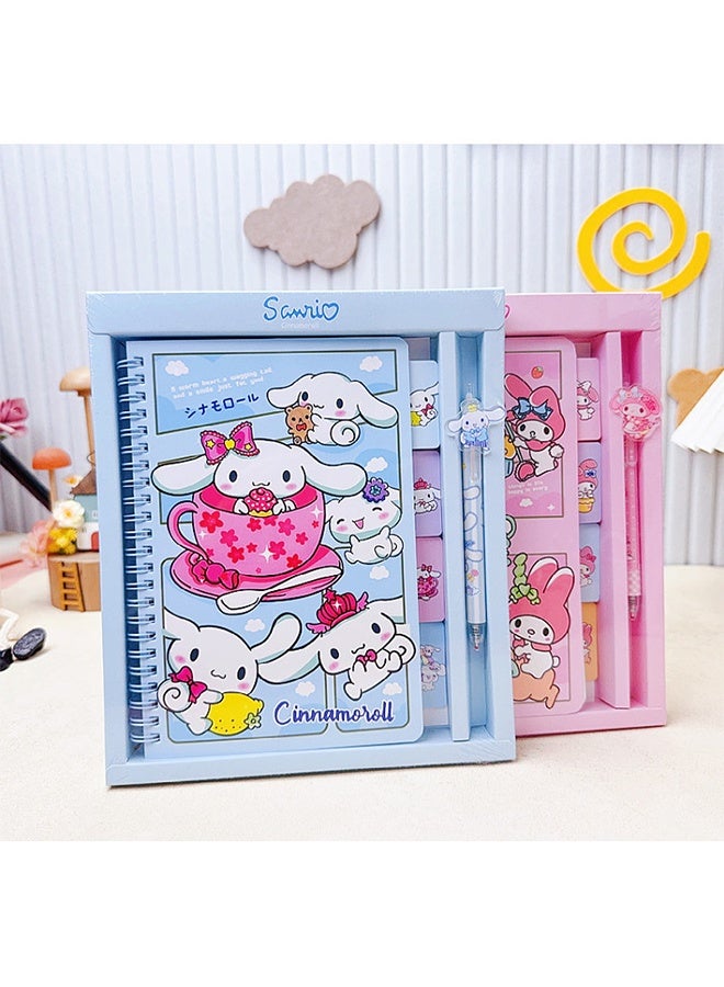 Sanrio Kawaii Cute Cartoon Notebook with Pen, Girls Hand Ledger Set, Suitable for Diary School Travel Notebook Writing and Drawing Gift Set - Image 3