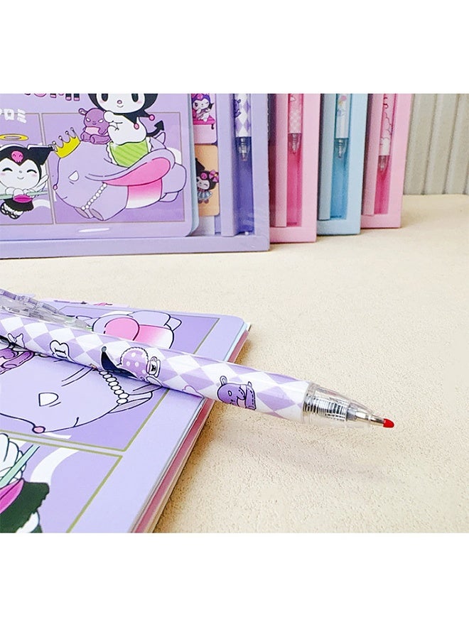 Sanrio Kawaii Cute Cartoon Notebook with Pen, Girls Hand Ledger Set, Suitable for Diary School Travel Notebook Writing and Drawing Gift Set - Image 5