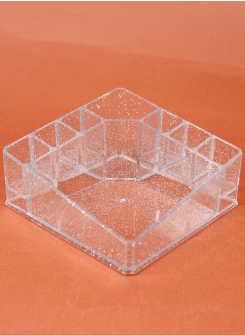 Cosmetic organizer beautiful clear acrylic make up holder for everyday collection now arrange makeup in stylish and elegant way